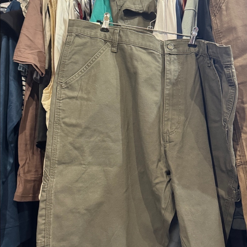 Wrangler • NWT Rustler Carpenter Lose fit heavy denim jeans 40/30 - Picture 5 of 7